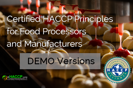 Free Demo Version Certified HACCP Principles for Food Processors and ...