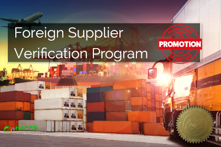 Foreign Supplier Verification Program Course