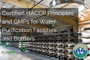 HACCP Water 2022 course cover