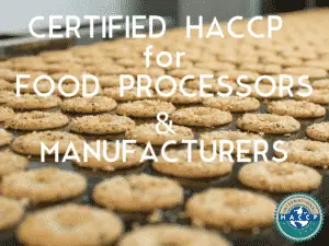 HACCP training for food processors