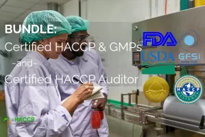 HACCP Auditor and HACCP Course Bundle