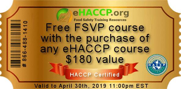 FSVP Promotion HACCP training