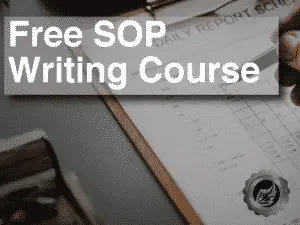 Free sop writing course